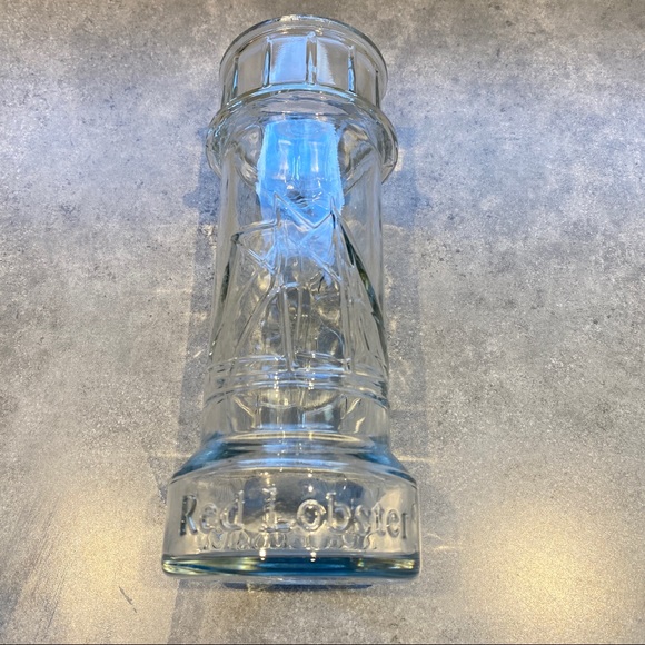 2 VINTAGE Red Lobster Collectible 12 oz. Clear Drinking Glass 7.5" High - Picture 8 of 8